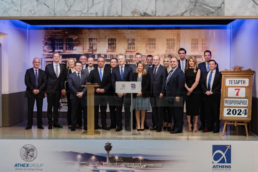 Δυνατή πρεμιέρα για τη μετοχή του ΔΑΑ: Έκλεισε στα 9,16 ευρώ