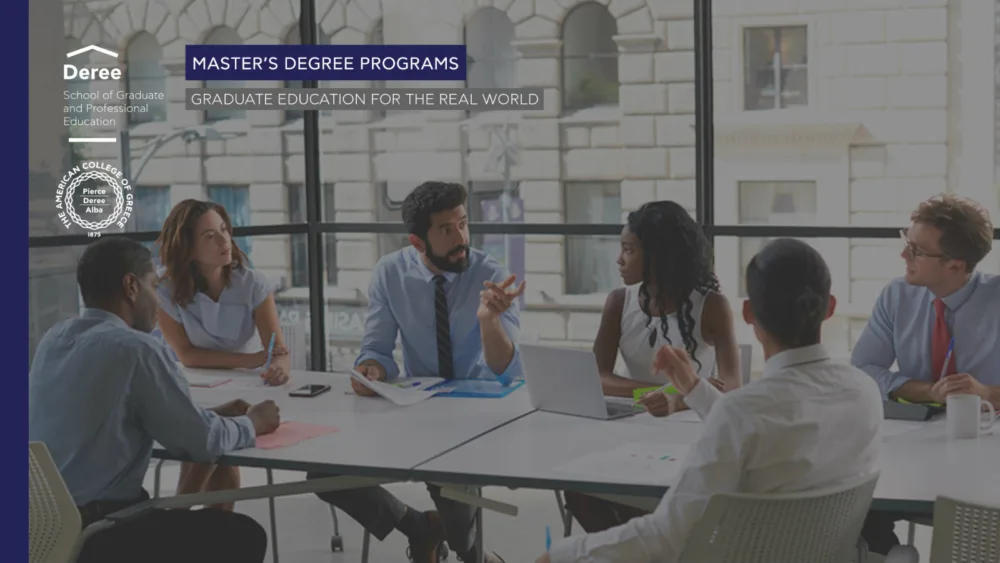 Deree Graduate School: Εαρινό εξάμηνο για τη μεταπτυχιακή σχολή του Deree – The American College of Greece