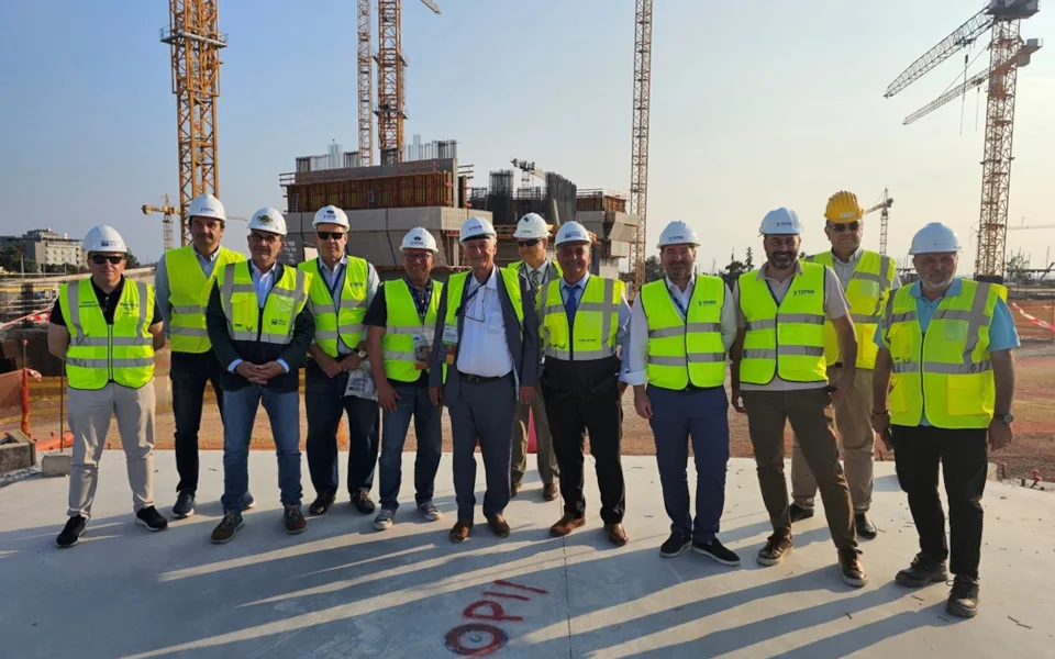 Στο εργοτάξιο του Ολοκληρωμένου Τουριστικού και Ψυχαγωγικού Συγκροτήματος στο Ελληνικό μέλη & στελέχη της ΕΕΕΠ