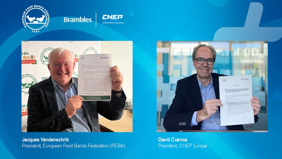 Brambles: ​​Ανανέωση συμφωνίας με την FEBA για άλλα τρία χρόνια​