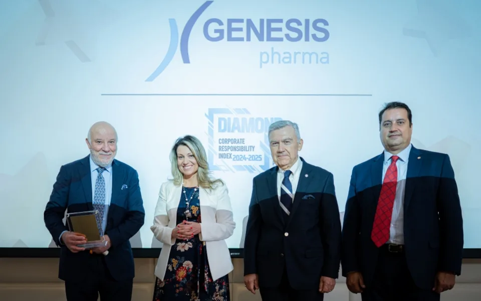 Στην GENESIS Pharma η ανώτατη διάκριση DIAMOND για τις επιδόσεις της στη βιώσιμη ανάπτυξη βάσει ESG