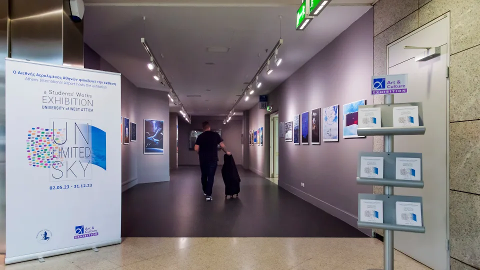 UN - LIMITED SKY: Αεροδρόμιο και πολιτισμός - 100 εκθέσεις από την έναρξη λειτουργίας έως σήμερα