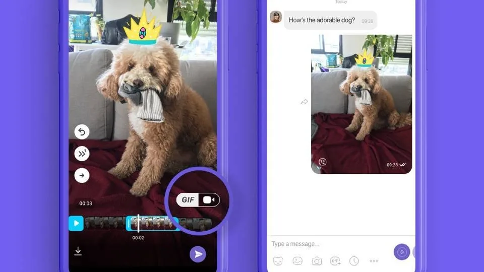 Το Viber παρουσίασε τη νέα λειτουργία δημιουργίας GIF