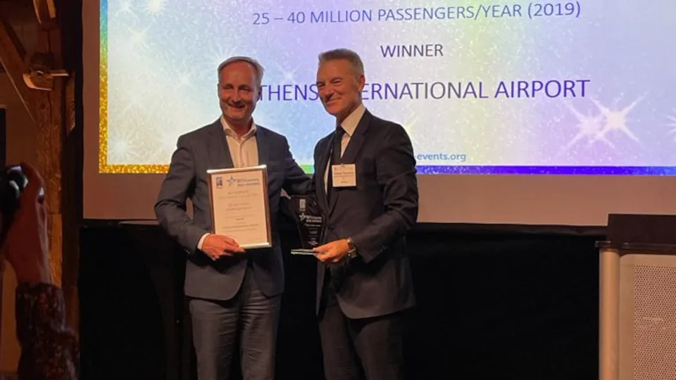 Ο ΔΑΑ καλύτερο αεροδρόμιο στην Ευρώπη για το 2021 στην κατηγορία 25 - 40 εκατ. επιβατών