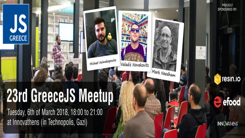 Έρχεται το 23ο GreeceJS MeetUp